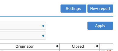 HSEQ adding inspections Settings