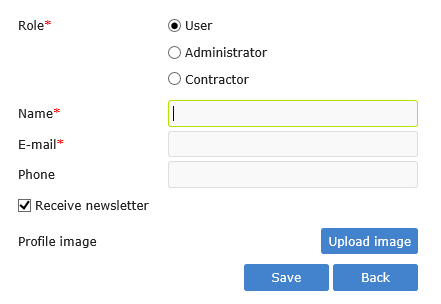 Hseq manager - adding users